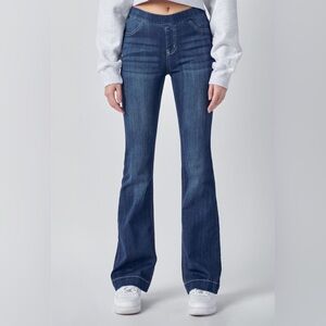 Cello Dark Wash Flare Jeans